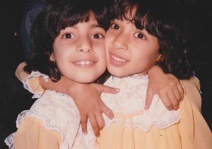 Are they twins or just close sisters? Parsi girls at the 1989 Navroze celebration