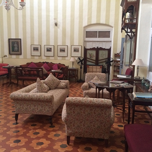 Interior of a Parsi family drawing room