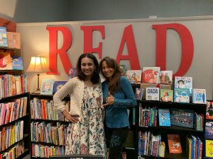 With debut author Tori Eldridge at Chevalier's in Los Angeles