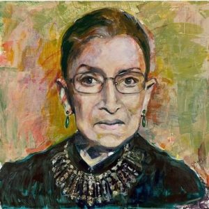 Portrait of RBG by Joan Baez