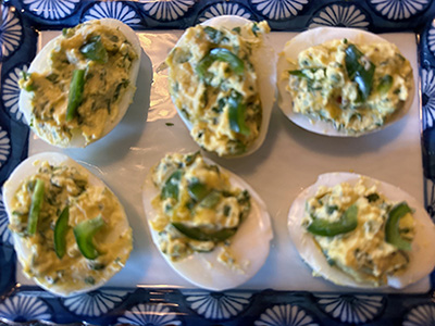 deviled eggs